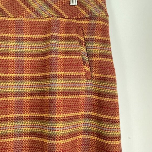 NWT Talbots Wool Blend Striped Warm Winter  Fall Skirt 12P - Picture 4 of 7